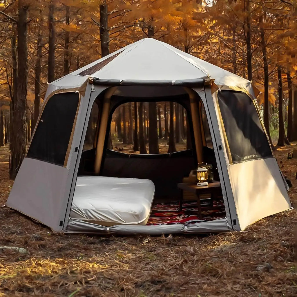 AirNest 3 inflatable tent rental in Singapore – compact DIY glamping and camping tent for 2 to 3 people, perfect for East Coast Park, Pasir Ris, and local campsite setups.