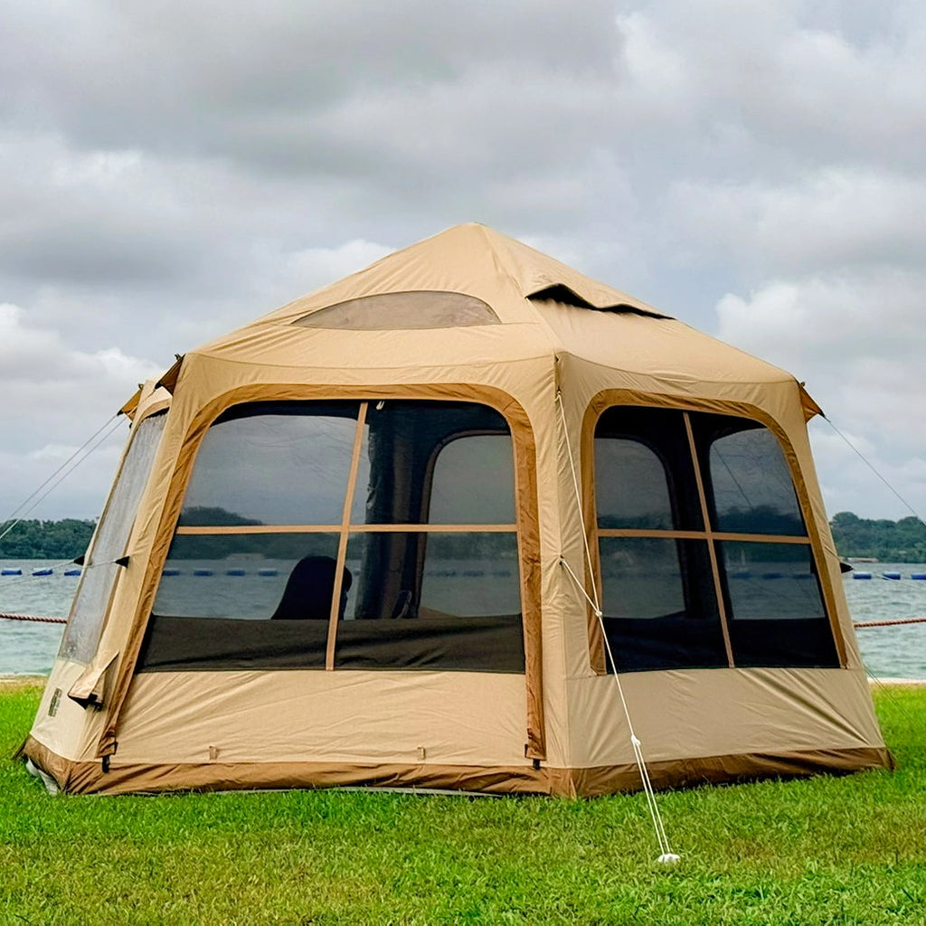 AirNest Family Edition Inflatable Tent Rental Singapore – Large 5 Pax Glamping Tent (Fits Queen Bed)